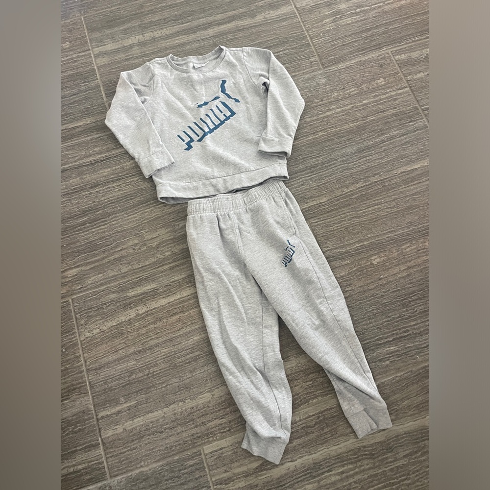Puma- boys 7 warm up- matching set